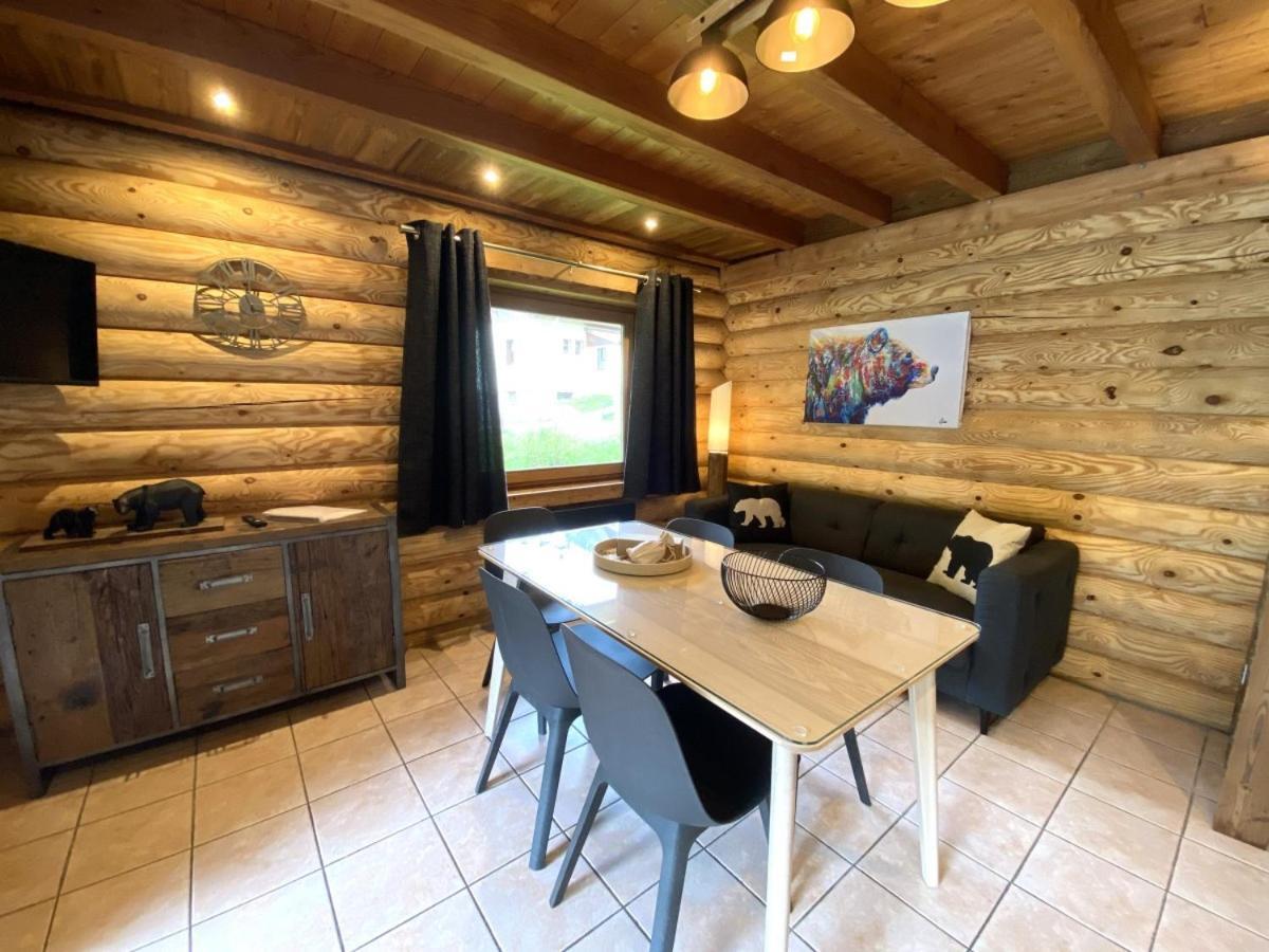 L'Ours Noir Chalet En Rondins La Bresse Exterior foto